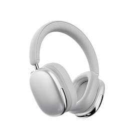 Høretelefoner og Headset | Over-Ear Trådløs Headset Bluetooth 5.4 M. Aktiv Støjreduktion - Sølv - DELUXECOVERS.DK