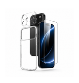 iPhone 17 Pro Max | iPhone 17 Pro Max - 3-i-1 Beskyttelsesæt Cover & Beskyttelsesglas - DELUXECOVERS.DK