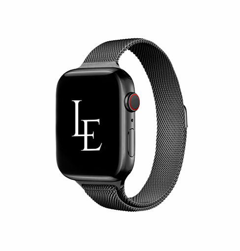 Apple Watch 42-49mm | Apple Watch (42/44/SE/45/46/49mm) - L'Empiri™ Milanese Thin Loop - Sort - DELUXECOVERS.DK