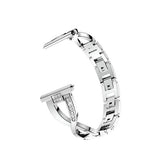 Urremme 22mm | 22mm - Diamant Rustfrit Stål Dame Urrem - Sølv - DELUXECOVERS.DK