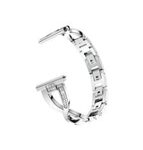 Samsung Galaxy Watch FE | Samsung Galaxy Watch FE (40mm) - Diamant damarmband i rostfritt stål - Silver - DELUXECOVERS.SE