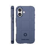 iPhone 16 Plus | iPhone 16 Plus - RUGGED SHIELD™ Stødsikkert Håndværker Cover - Navy - DELUXECOVERS.DK