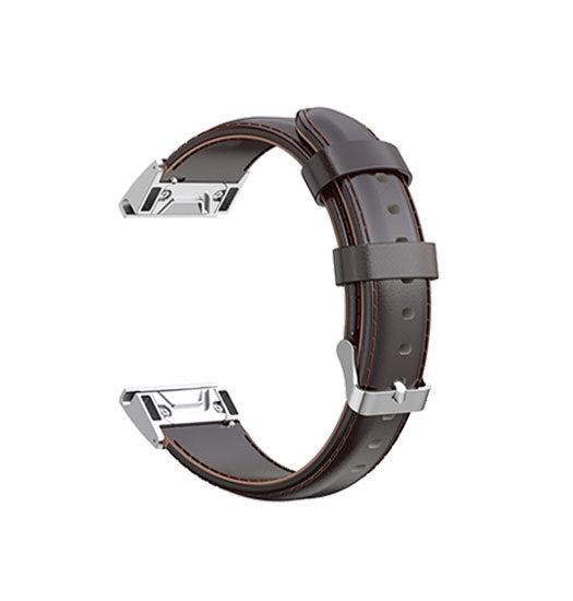 QUICKFIT | Garmin QuickFit 26mm - L'Empiri™ Venture Læder Rem - Classic Brun - DELUXECOVERS.DK