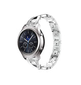 Samsung Galaxy Watch 5 | Samsung Galaxy Watch 5 -  Diamant Rustfrit Stål Dame Urrem - Sølv - DELUXECOVERS.DK