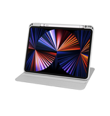 iPad Pro 13 (2024) | iPad Pro 13" (2024/2025) - Akrylisk 360° Cover m. Stander - Lysegrå - DELUXECOVERS.DK