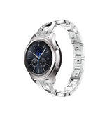 Samsung Galaxy Watch FE | Samsung Galaxy Watch FE (40mm) - Diamant damarmband i rostfritt stål - Silver - DELUXECOVERS.SE