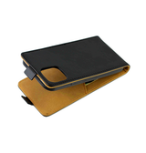 iPhone 15 Pro | iPhone 15 Pro - Diary Vertikal Læder FlipCover Etui - Sort - DELUXECOVERS.DK