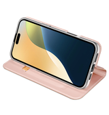 iPhone 16 Plus | iPhone 16 Plus - DUX DUCIS™ Pro Series Flipcover - Lyserød - DELUXECOVERS.DK