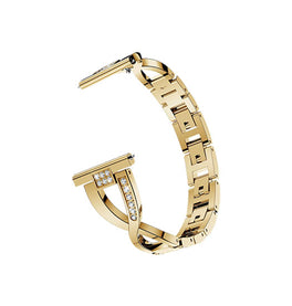 Urremme 20mm | 20mm - Diamant Rustfrit Stål Dame Urrem - Guld - DELUXECOVERS.DK