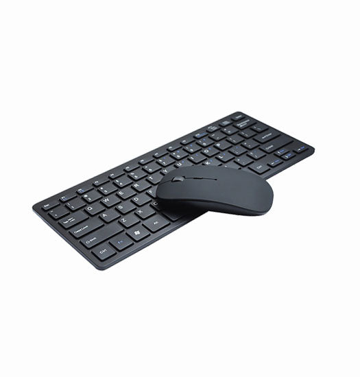 Tastatur | X5 Bluetooth Tastatur & Mus Kombo (Engelsk layout) - Sort - DELUXECOVERS.DK
