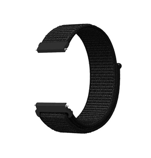 Garmin Vivoactive 4 | Garmin Vivoactive 4 - L'Empiri™ Nylon Velcro Rem - Sort - DELUXECOVERS.DK