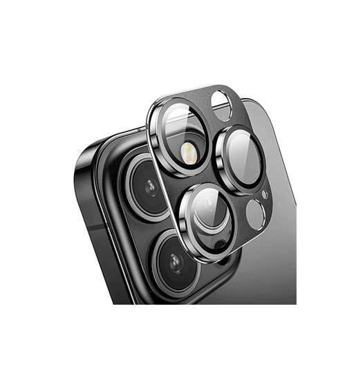 iPhone Beskyttelsesglas | iPhone 12 Pro - ENKAY™ Premium Linse Beskyttelsesglas - Graphite - DELUXECOVERS.DK