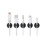 Kabelorganisering | 3M Selvklistrende Kabel holdere - 6 Stk. - Sort - DELUXECOVERS.DK