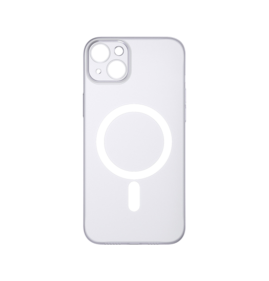 iPhone 14 Max | iPhone 14 Plus - TOTU® Ultra-Tynd Matte MagSafe Cover - Hvid - DELUXECOVERS.DK