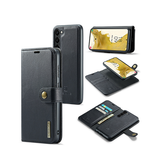 Samsung Galaxy S21+ | Samsung Galaxy S21+(Plus) - Vintage 2-i-1 læder etui (aftageligt cover) – Sort – DG.MING™ - DELUXECOVERS.DK