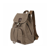 Rygsæk | DeLX™ - Canvas Laptop Rygsæk - Retro Brun - DELUXECOVERS.DK