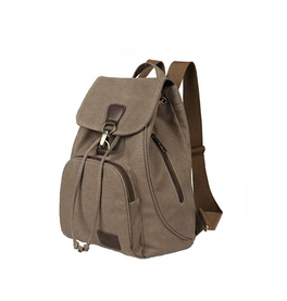 Rygsæk | DeLX™ - Canvas Laptop Rygsæk - Retro Brun - DELUXECOVERS.DK