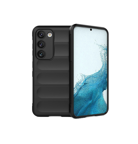 Samsung Galaxy S23 Plus | Samsung Galaxy S23+ - DeLX™ Magic Shield Stødsikkert Cover - Sort - DELUXECOVERS.DK
