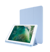 iPad 5 | iPad 5 9.7" (2017) - SoftHue™ Silikone Tri-Fold Cover - Babyblå - DELUXECOVERS.DK