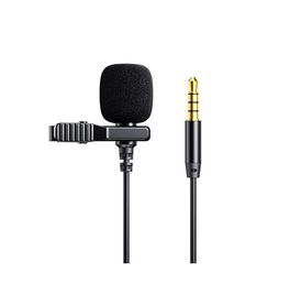 Mikrofon | Clip-On Mikrofon - MiniJack 3.5mm - Sort - JOYROOM™ - DELUXECOVERS.DK