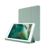 iPad Air 1 | iPad Air 1 (9.7") - SoftHue™ Silikone Tri-Fold Cover - Lysegrøn - DELUXECOVERS.DK