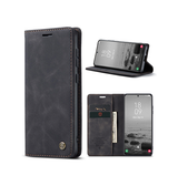 Samsung Galaxy S23 Plus | Samsung Galaxy S23+ - CaseMe™ Noble plånboksfodral i läder - Svart - DELUXECOVERS.SE