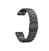 QUICKFIT | Garmin QuickFit 20mm - CNC Pro Rustfrit Stål Urlænke - Sort - DELUXECOVERS.DK