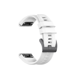 QUICKFIT | Garmin QuickFit 22mm - ACTIVE™ Velo Silikone Rem - Hvid - DELUXECOVERS.DK