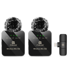 Mikrofon | Professionel Trådløs clip-on Mikrofon til (Lightning) 2 Stk. - DELUXECOVERS.DK