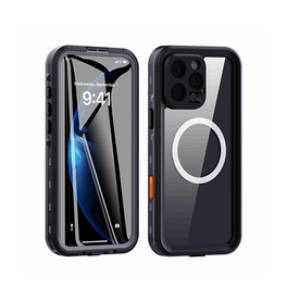 iPhone 16 Pro | iPhone 16 Pro - Redpepper™ IP68 Vandtæt Håndværker Cover - Sort - DELUXECOVERS.DK