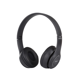 Høretelefoner og Headset | Trådløse Over-Ear Høretelefoner – Bluetooth 5.0 – Sort - DELUXECOVERS.DK