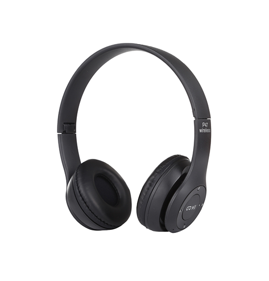 Høretelefoner og Headset | Trådløse Over-Ear Høretelefoner – Bluetooth 5.0 – Sort - DELUXECOVERS.DK