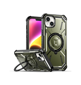 iPhone 15 | iPhone 15 - NX Pro™ Armor Cover V2 m. MagSafe - Grøn - DELUXECOVERS.DK