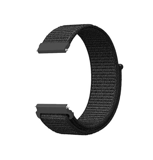 Samsung Galaxy Watch 5 Pro | Samsung Galaxy Watch 5 Pro - L'Empiri™ Nylon Velcro Rem - Sort - DELUXECOVERS.DK
