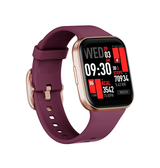 SmartWatch | Smartwatch aktivitetsur IP68 – 1,69″ HD skærm - Bordeauxrød – MotionMate™ - DELUXECOVERS.DK