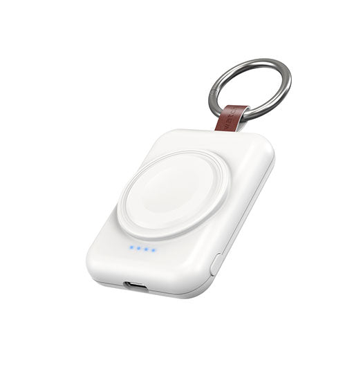 Powerbank | Apple Watch Powerbank Oplader (1800 mAh) - Hvid - DELUXECOVERS.DK
