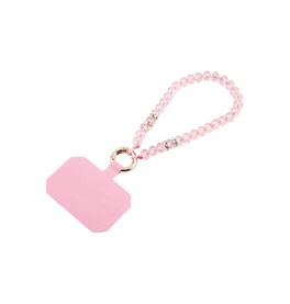 Mobilrem, håndledsrem, Nylon snor | DeLX™ Perle Strop til Mobil & iPhone - Pink - DELUXECOVERS.DK