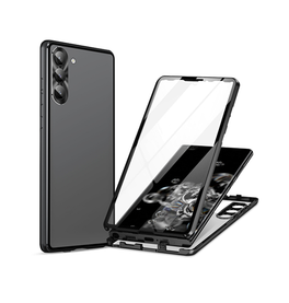 Samsung Galaxy S24 | Samsung Galaxy S24 - MagGuard™ 360 Magnetisk Cover M. Hærdet glas - DELUXECOVERS.DK