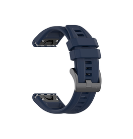 QUICKFIT | Garmin QuickFit 20mm - ACTIVE™ Velo Silikone Rem - Navy - DELUXECOVERS.DK