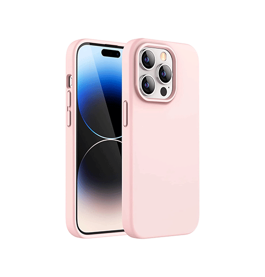 iPhone 12 Pro | iPhone 12 Pro - Deluxe™ Soft Touch Silikone Cover - Lyserød - DELUXECOVERS.DK