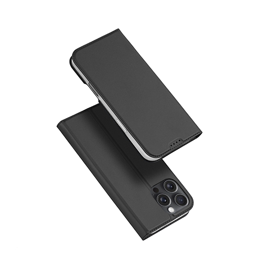 iPhone 16 Pro | iPhone 16 Pro - DUX DUCIS™ Pro Series Flipcover - Sort - DELUXECOVERS.DK