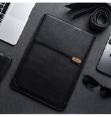 Computer Sleeve | Computer/PC 13" - NILLKIN® Versatile Læder Sleeve - Sort - DELUXECOVERS.DK
