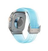 Apple Watch 42-49mm | Apple Watch (42/44/SE/45/46/49mm) - Redefine™ Translucent Sports Rem - Blå - DELUXECOVERS.DK