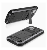 iPhone 15 Plus | iPhone 15 Plus - R-JUST™ Safeguard Vandtæt 360° Cover - Sort - DELUXECOVERS.DK