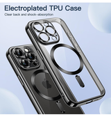 iPhone 15 Pro Max | iPhone 15 Pro Max - Valkyrie Silikone Hybrid Cover m. MagSafe - Sort - DELUXECOVERS.DK