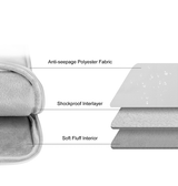 iPad 10.9" (2022) | iPad 11" (2025) / iPad 10.9" (2022) - HAWEEL® Pouch Sleeve - Lysegrå - DELUXECOVERS.DK