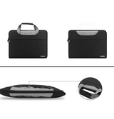 Macbook Sleeve | MacBook Pro, Air, Neo 13" - HAWEEL™ Sinoche Computer Taske - Sort - DELUXECOVERS.DK