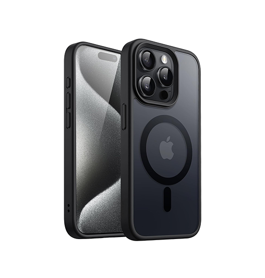 iPhone 14 Pro Max | iPhone 14 Pro Max - NovoShield™ MagSafe Silikone Cover - Sort - DELUXECOVERS.DK