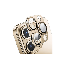 iPhone Beskyttelsesglas | iPhone 12 Pro - ENKAY™ Premium Linse Beskyttelsesglas - Guld - DELUXECOVERS.DK