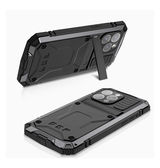 iPhone 14 Pro Max | iPhone 14 Pro Max - R-JUST™ Safeguard Vandtæt 360°Cover - Sort - DELUXECOVERS.DK